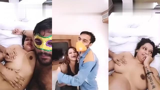 Hotel Room Desi – Couple Threesome Creampie