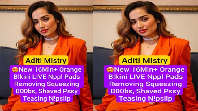 Aditi Mistry Pussy Orange Bikini Nudes Viral Leak