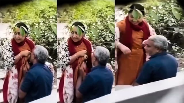 Aunty Thick Park – Old Man Sucking Boobs Viral