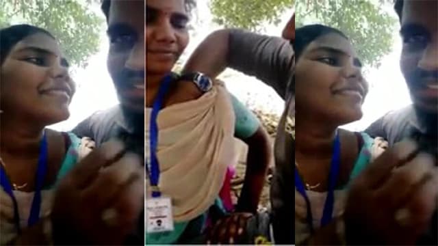Tamil Girl Outdoor Sucking Boyfriend Hard Cock Leak