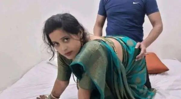 Blue Saree Desi Randi Wife Cuckold Cheating Hotel
