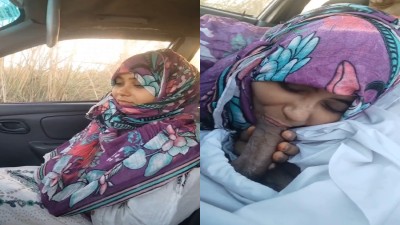 Muslim Girl Lovely Blowjob On The Car Video
